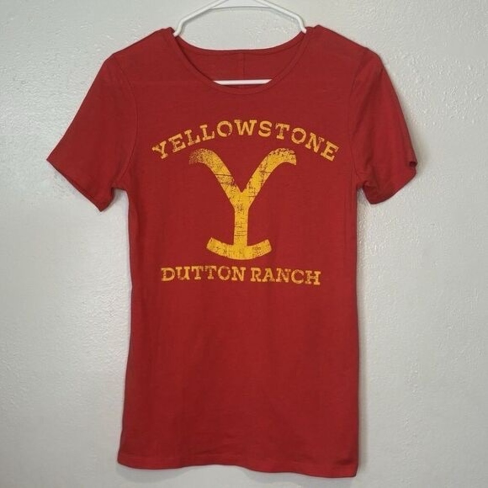 Yellowstone Dutton Ranch Kids Red T-Shirt